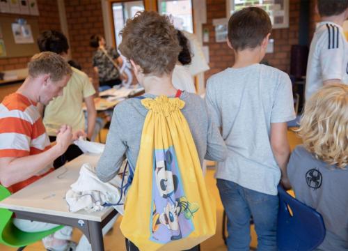 Workshop kussensloop-rugzak maken